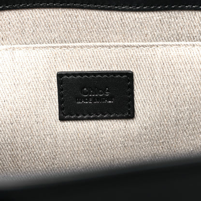 Chloe Calfskin Medium Woody Tote Black 6 of 9