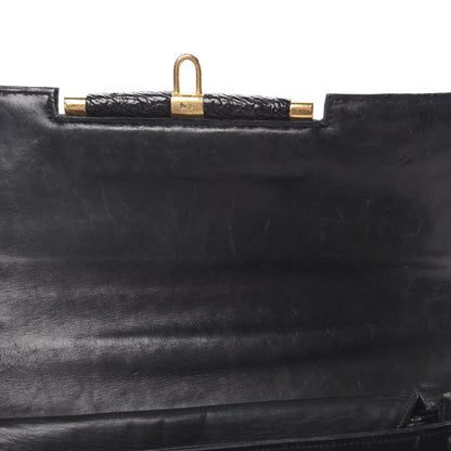 Hermes Ostrich Palonnier Bag Black 10 of 19