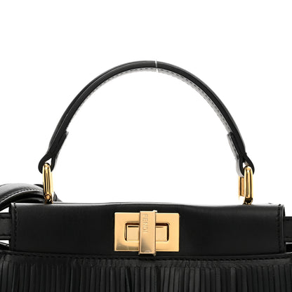 Fendi Nappa Fringe Mini Peekaboo Black 5 of 10
