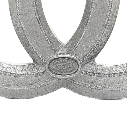 Chanel Ruthenium Pearl CC Brooch Dark Grey 4 of 5