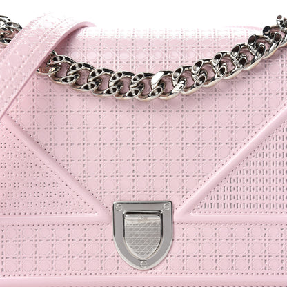 Christian Dior Patent Micro-Cannage Small Diorama Flap Bag Rose 9 of 9