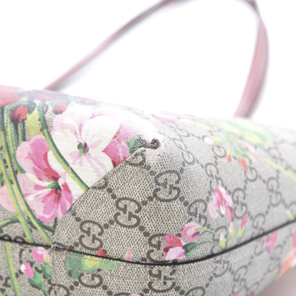 Gucci GG Supreme Monogram Blooms Medium Reversible Tote Beige Multicolor Dry Rose 12 of 20