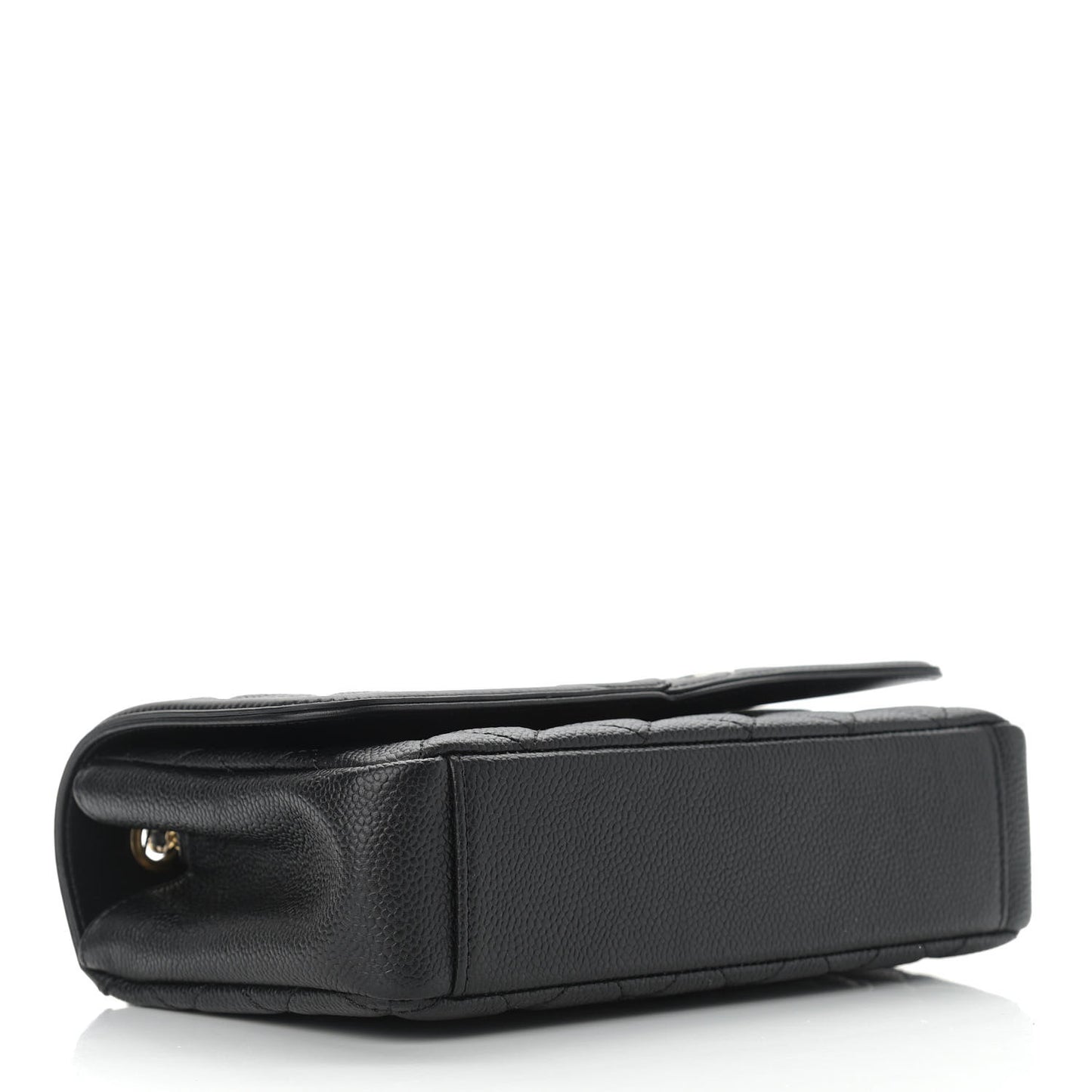 Caviar Quilted Small CC Filigree Flap Black