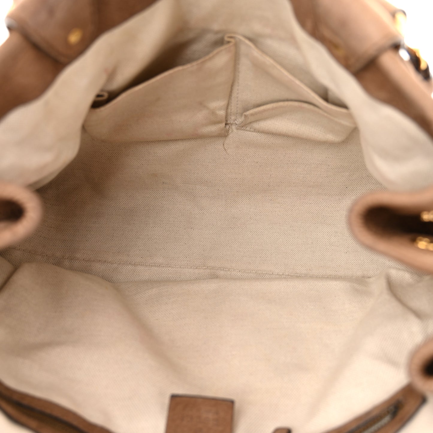 Suede Medium GG Running Tote Brown