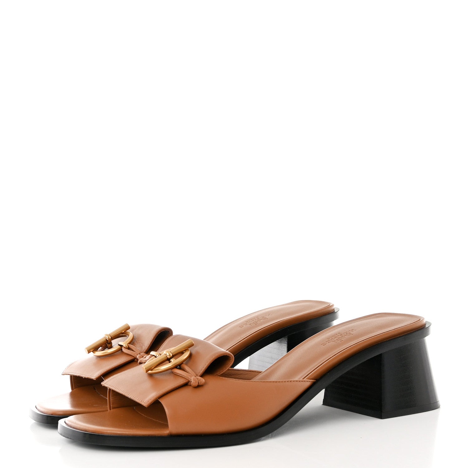Hermes Calfskin Ilot 50 Sandals 40.5 Naturel 3 of 10