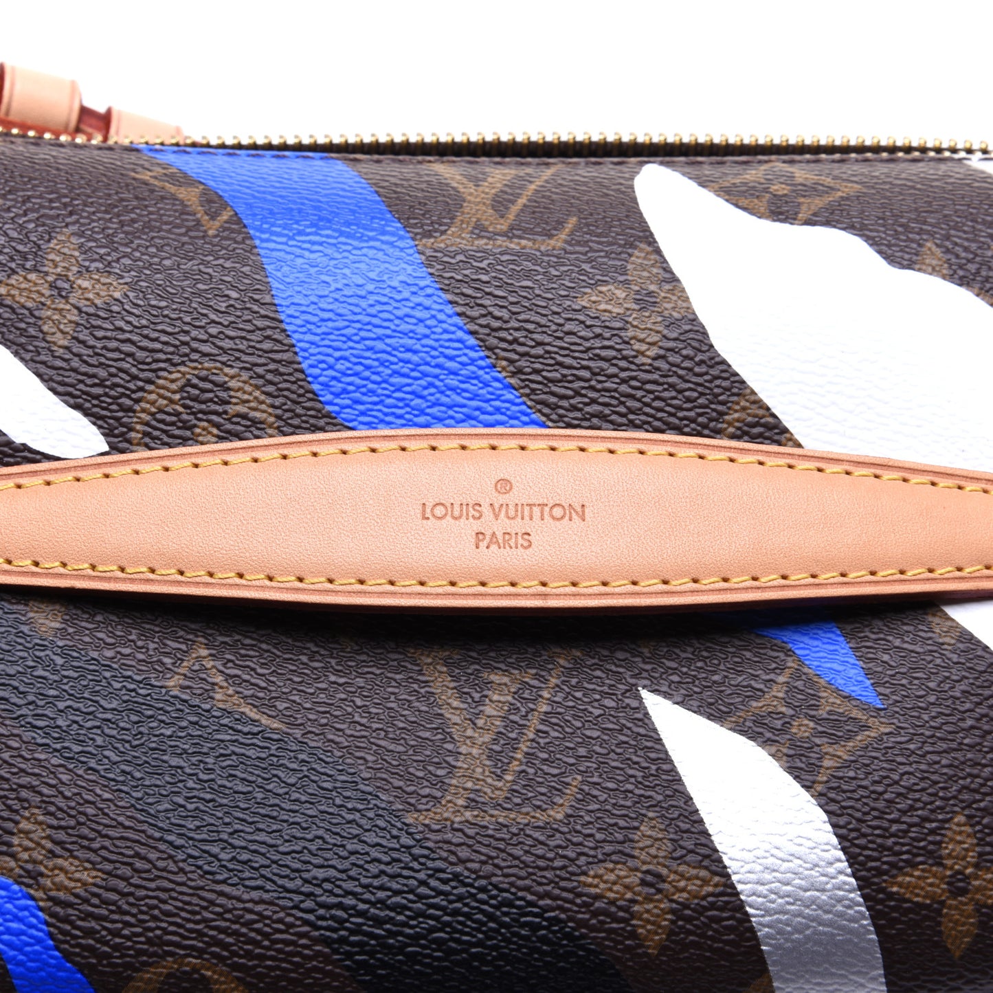 X LOL Monogram Bumbag Blue Silver