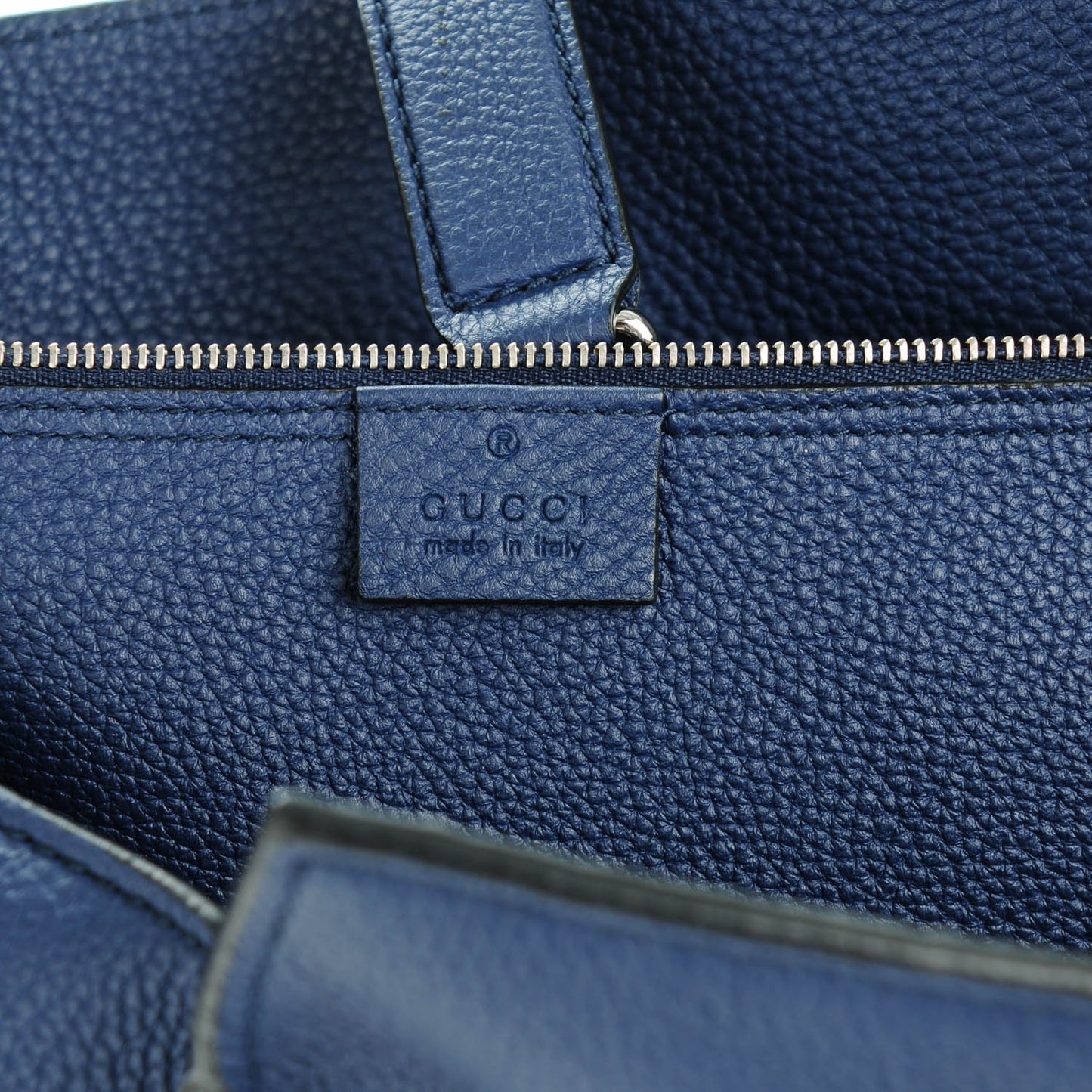 Soft Calfskin Medium Jackie Top Handle Bag Classic Blue Marine