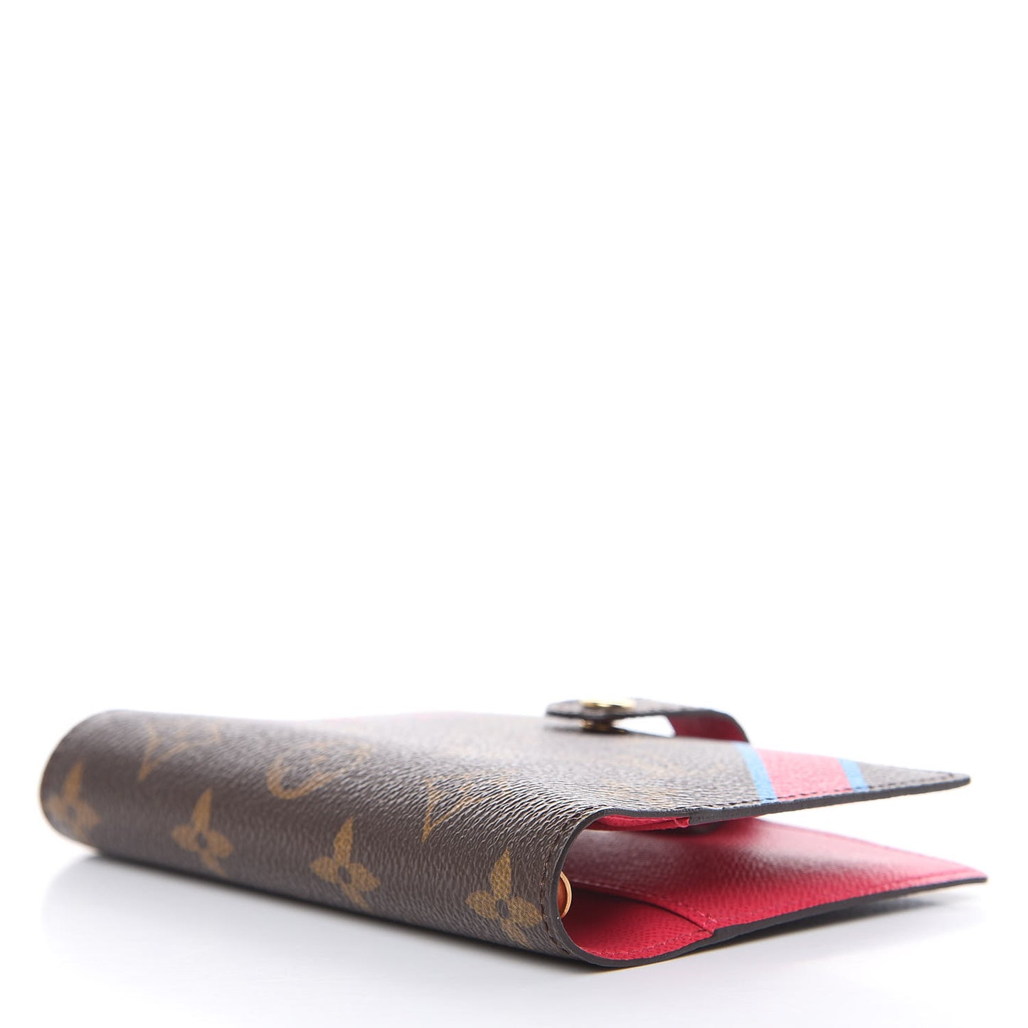 Monogram My LV Heritage Small Ring Agenda Cover Rouge Blue Clair