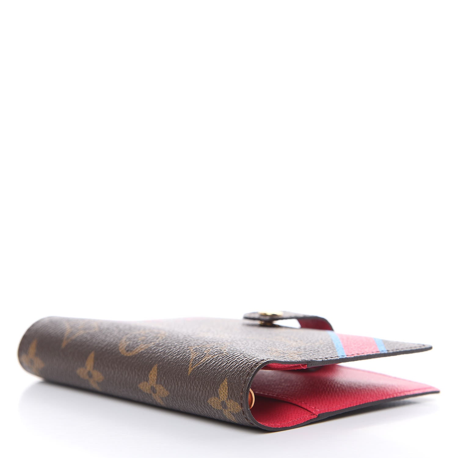 Louis Vuitton Monogram My LV Heritage Small Ring Agenda Cover Rouge Blue Clair 4 of 7