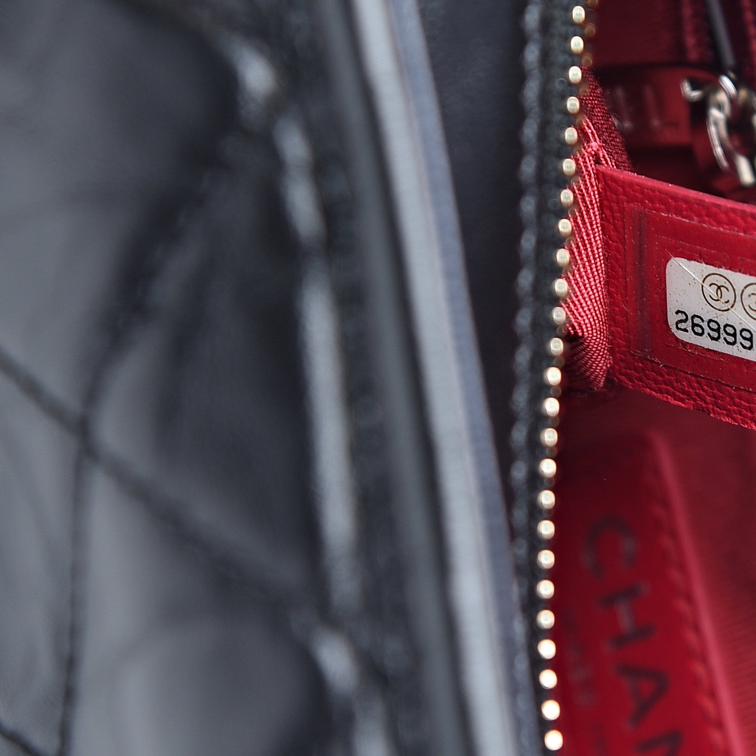 Chanel Aged Calfskin Quilted Small Gabrielle Hobo Black 6 of 9