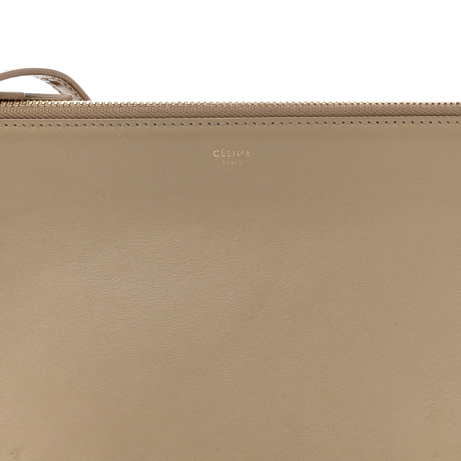 Celine Liege Calfskin Large Trio Crossbody Bag Taupe 7 of 13