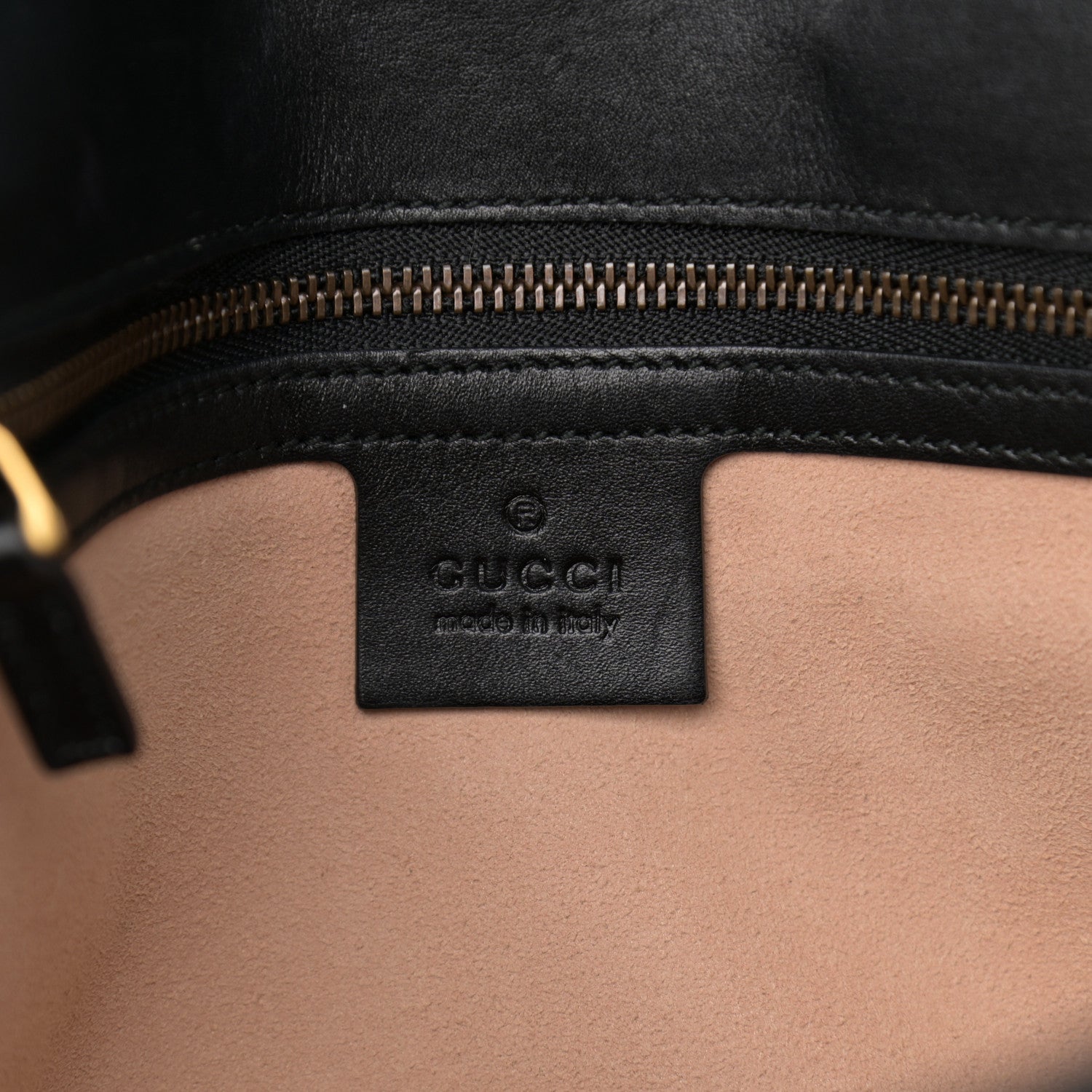 Gucci Calfskin Matelasse Medium GG Marmont Shoulder Bag Black 7 of 14