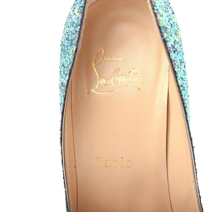 Christian Louboutin Glitter Pigalle Follies 100 Pumps 36.5 Dragonfly Etincelle 8 of 10