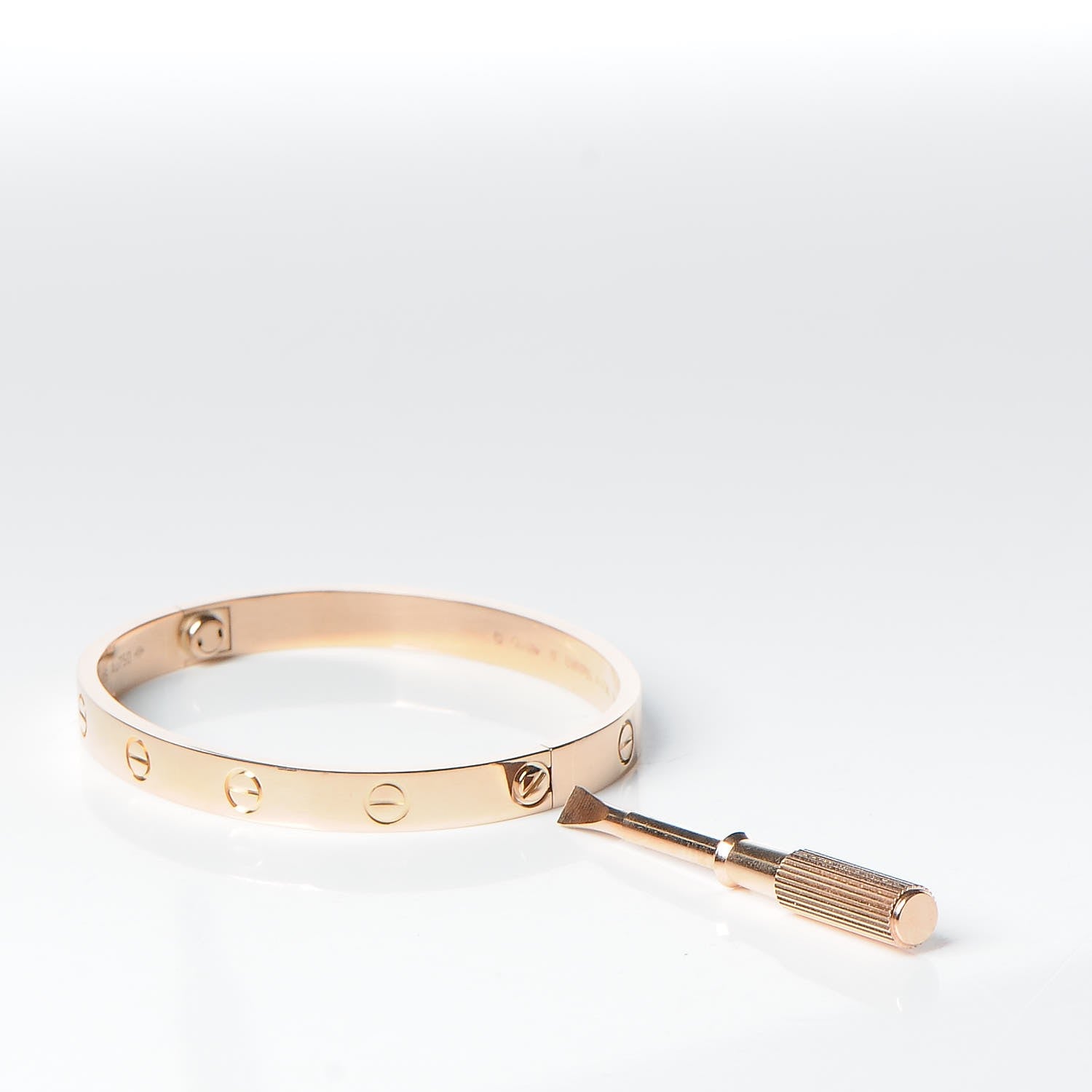Cartier 18K Pink Gold LOVE Bracelet 17 10 of 11