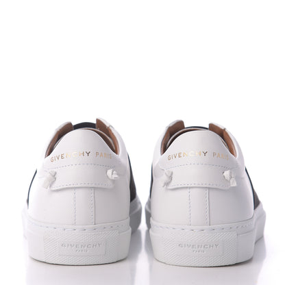 Givenchy Calfskin Band Logo Womens Urban Street Sneakers 38 White Black 5 of 9