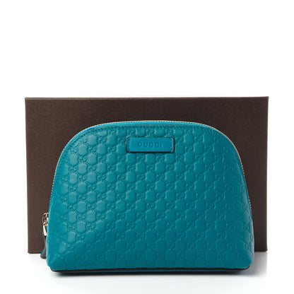 Gucci Microguccissima GG Cosmetic Case Deep Cobalt 12 of 12