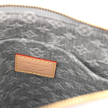 Louis Vuitton Monogram Denim Speedy Soft 30 Washed Gray 6 of 9