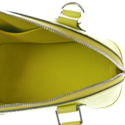 Louis Vuitton Epi Jacquard Alma BB Yellow Citron 5 of 9