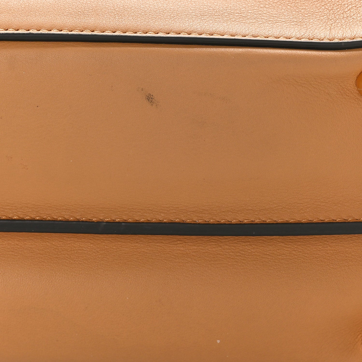 Fendi Vitello Seta Shiny Nappa Medium Peekaboo I SEE U Satchel Miele Scuro Light Rose 9 of 10