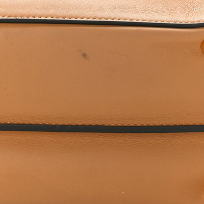 Fendi Vitello Seta Shiny Nappa Medium Peekaboo I SEE U Satchel Miele Scuro Light Rose 9 of 10