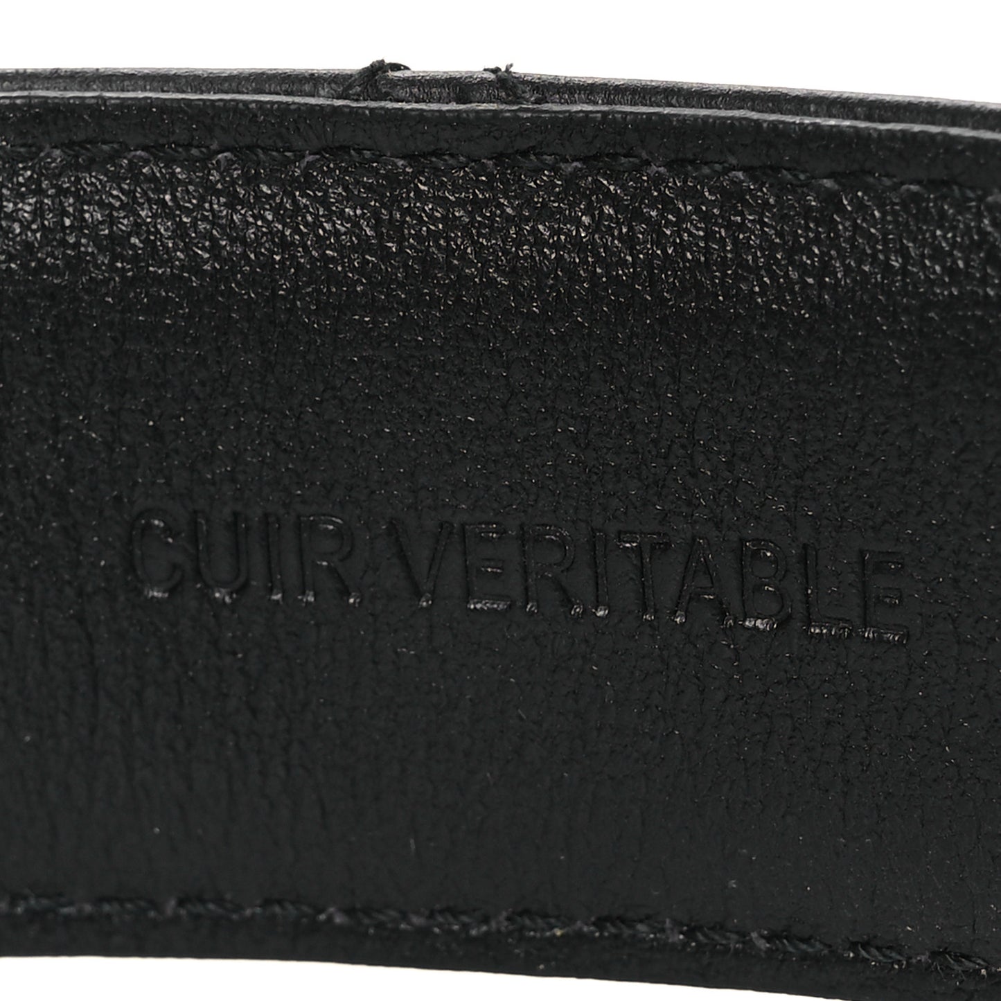 Lambskin Quilted CC Chain Belt 95 38 Black