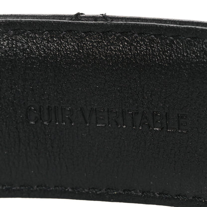 Chanel Lambskin Quilted CC Chain Belt 95 38 Black 7 of 7
