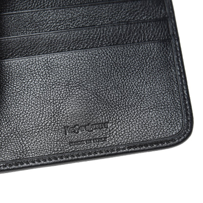 Saint Laurent Calfskin Belle de Jour Zip Around French Wallet Black 6 of 8