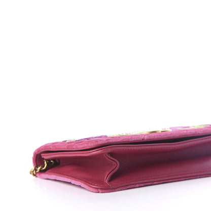Gucci Velvet Matelasse Love Embroidered GG Marmont Mini Bag Light Raspberry Rose 6 of 13