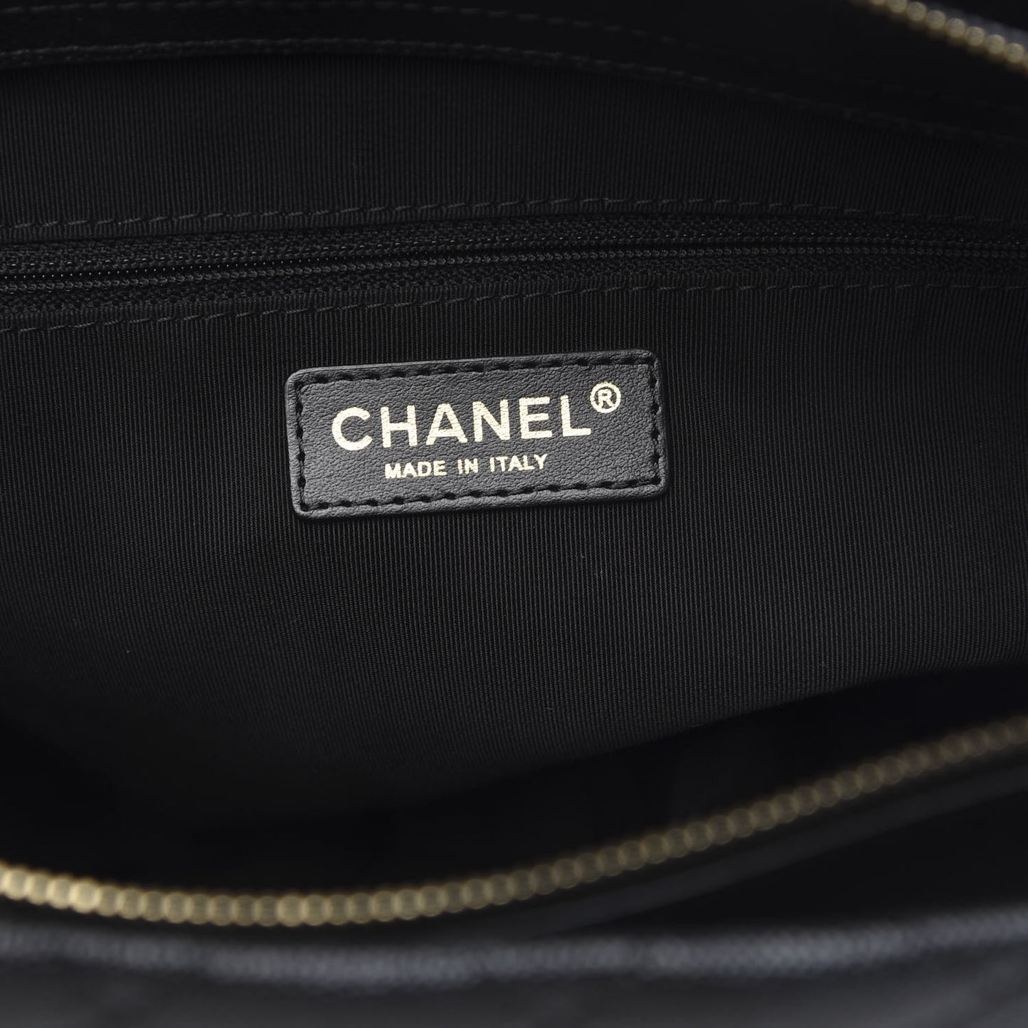 Caviar Quilted Rolled Up Tote Black