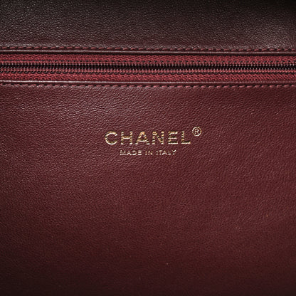 Chanel Caviar Quilted Large CC Filigree Vanity Case Beige Black 7 of 12