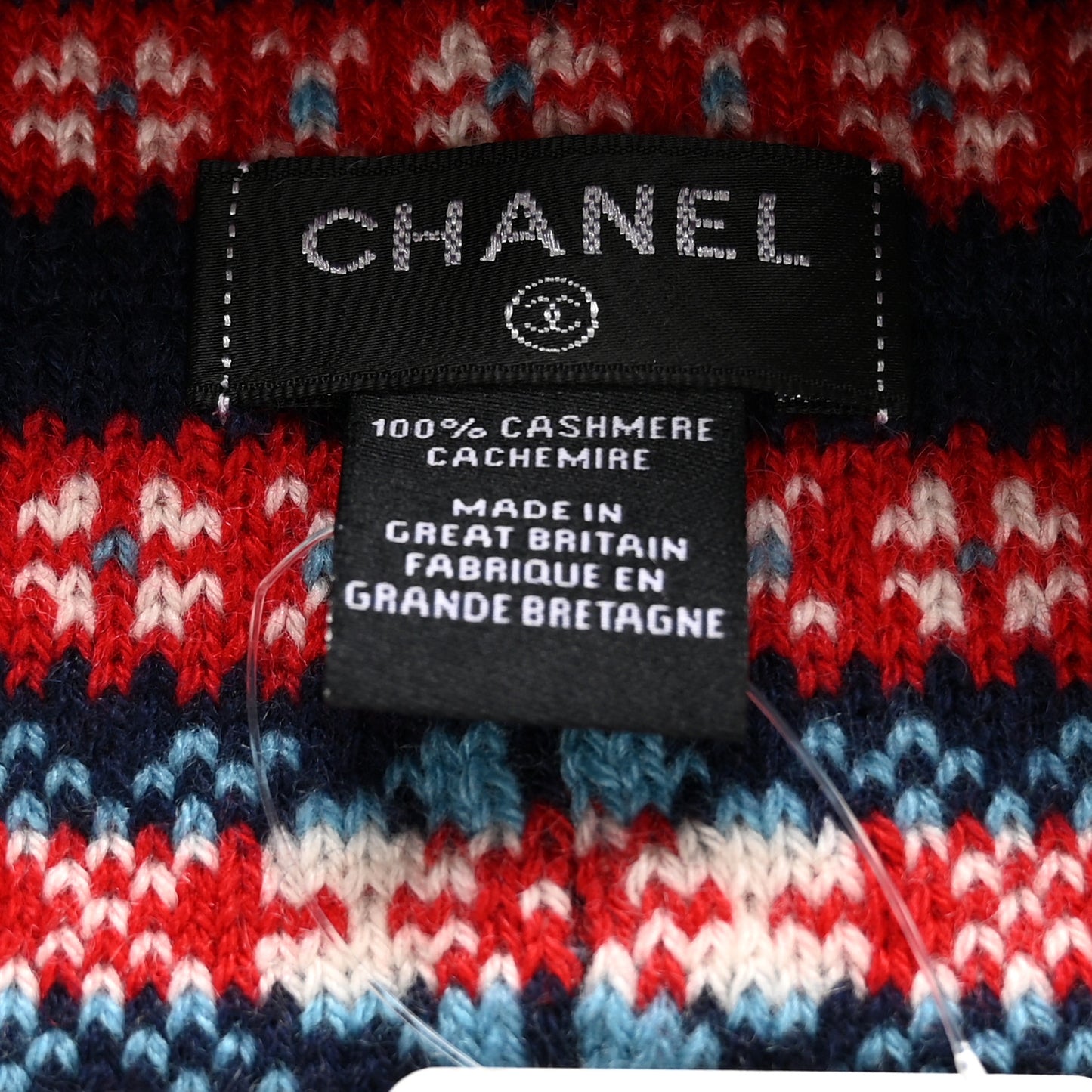 Cashmere CC Headband Blue Red White Blue Yellow