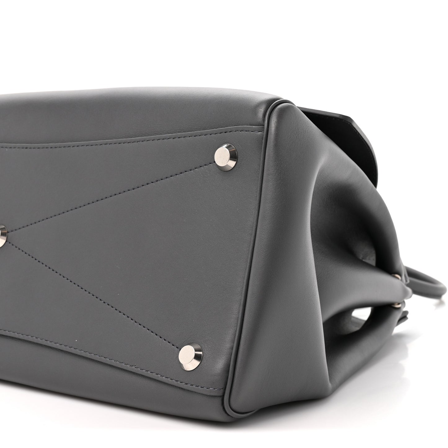 Smooth Calfskin Medium Bel Air Carry All Bag Grey