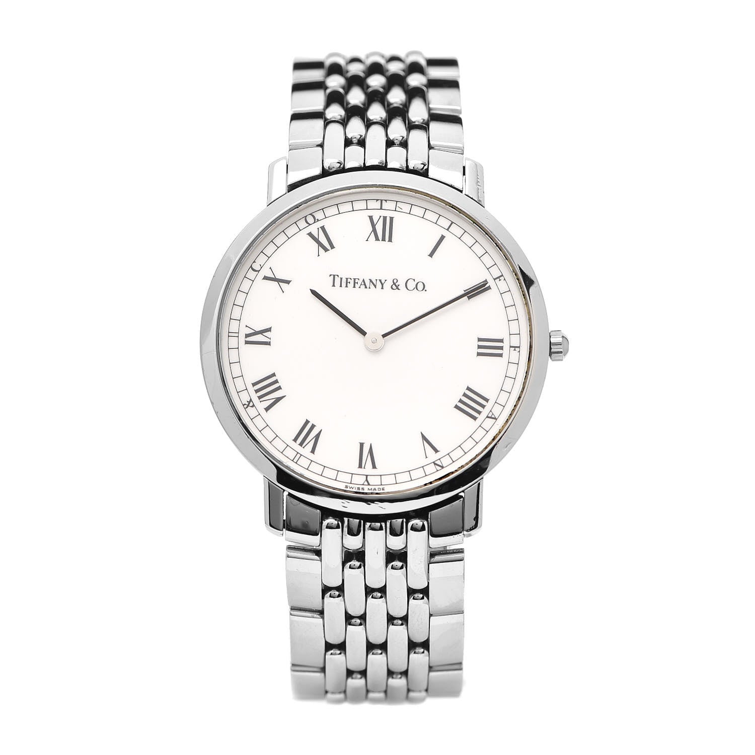 Tiffany Stainless Steel 33mm Classic Quartz Watch 1 of 5