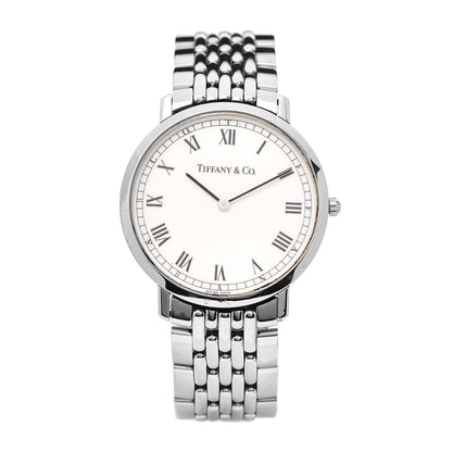 Tiffany Stainless Steel 33mm Classic Quartz Watch 1 of 5