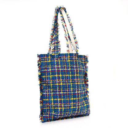 Chanel Tweed N°5 Tote White Multicolor 3 of 10