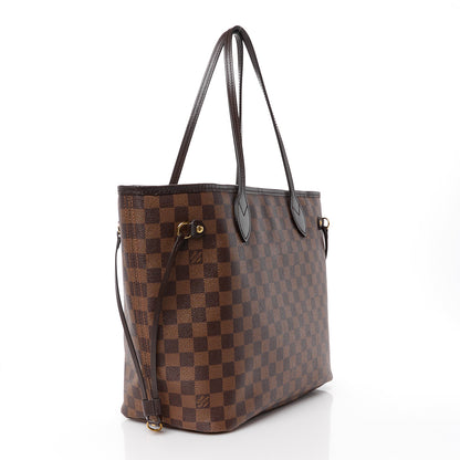 Louis Vuitton Damier Ebene Neo Neverfull MM Rose Ballerine 3 of 13