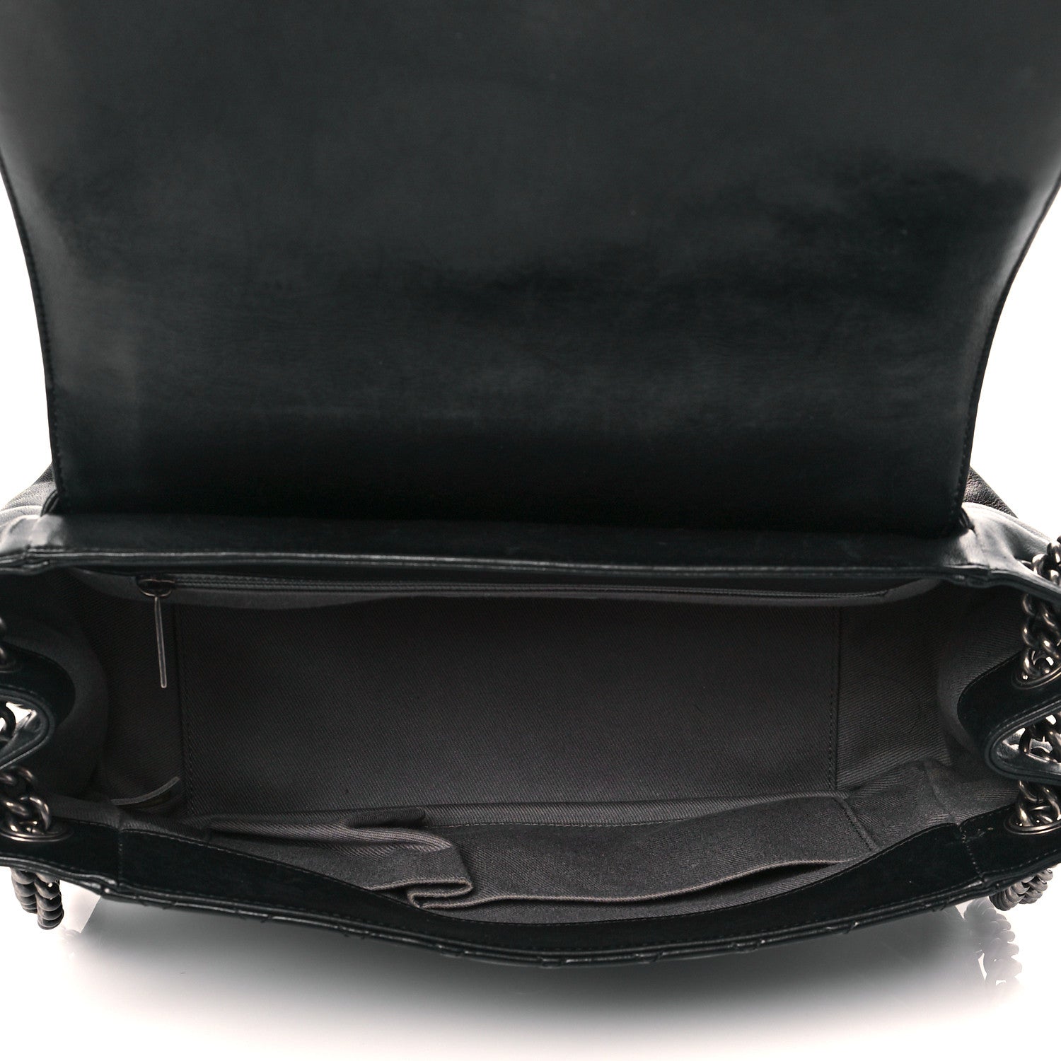 Chanel Lambskin Quilted Accordion Boy Flap Black 5 of 10