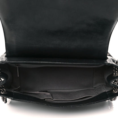 Chanel Lambskin Quilted Accordion Boy Flap Black 5 of 10