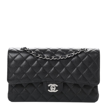Chanel Caviar Quilted Medium Double Flap Black 1 of 10