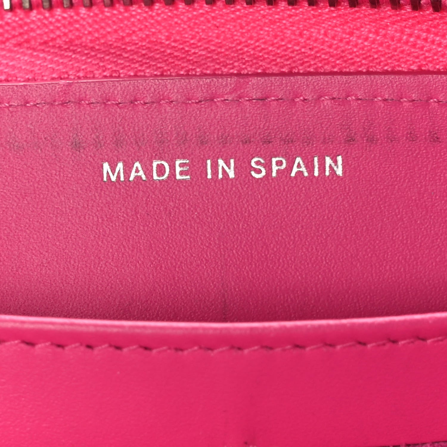 Chanel Caviar Quilted Large Gusset Zip Around Wallet Pink 7 of 13