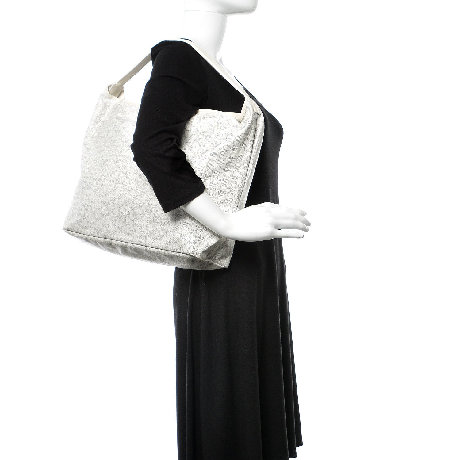 Goyard Goyardine Fidji Zip Hobo White 3 of 13