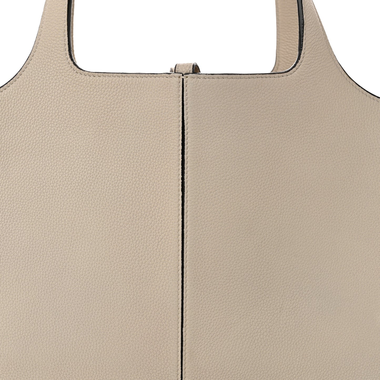 Baby Grained Calfskin Medium Tri-Fold Bag Dune