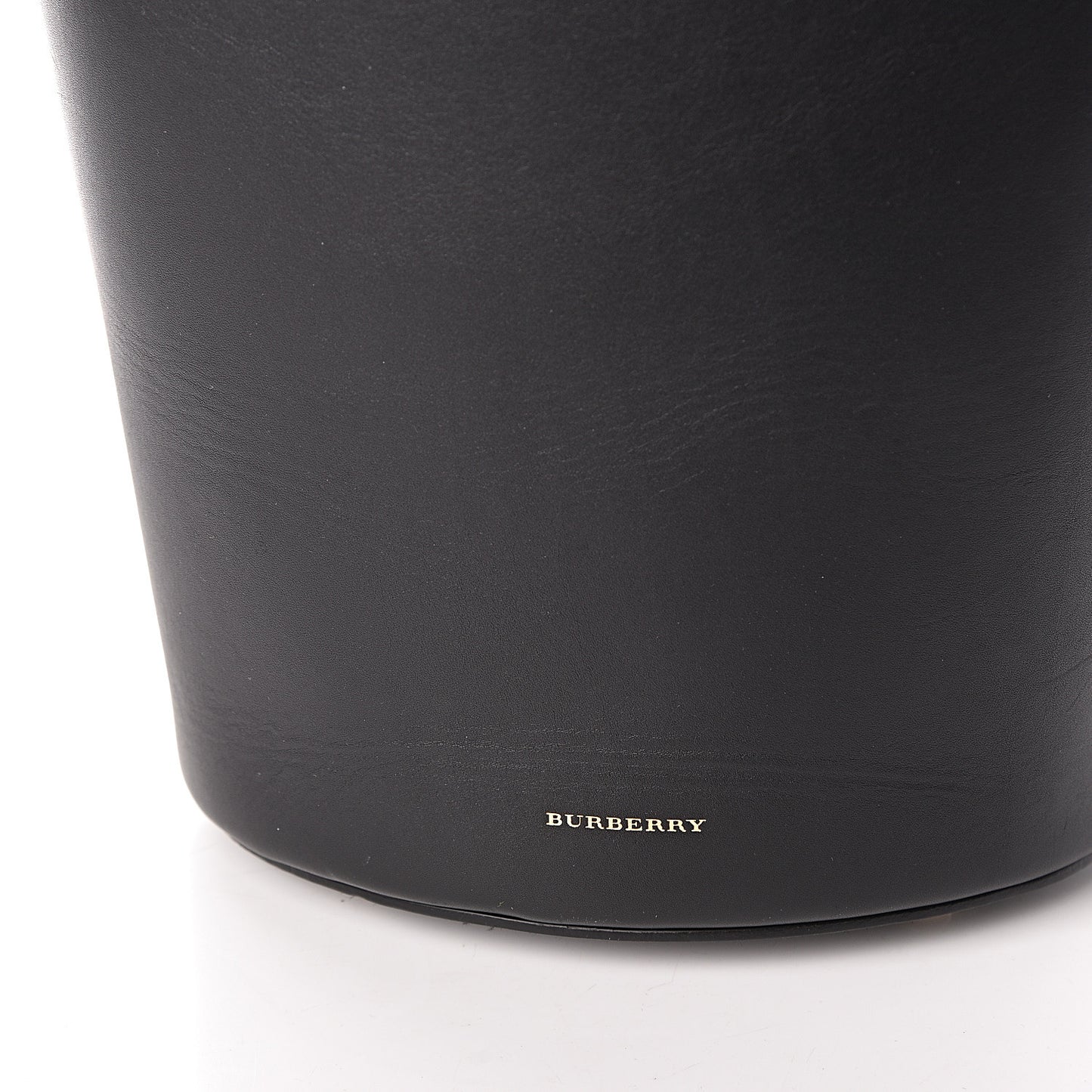 Supple Calfskin Small Bucket Black