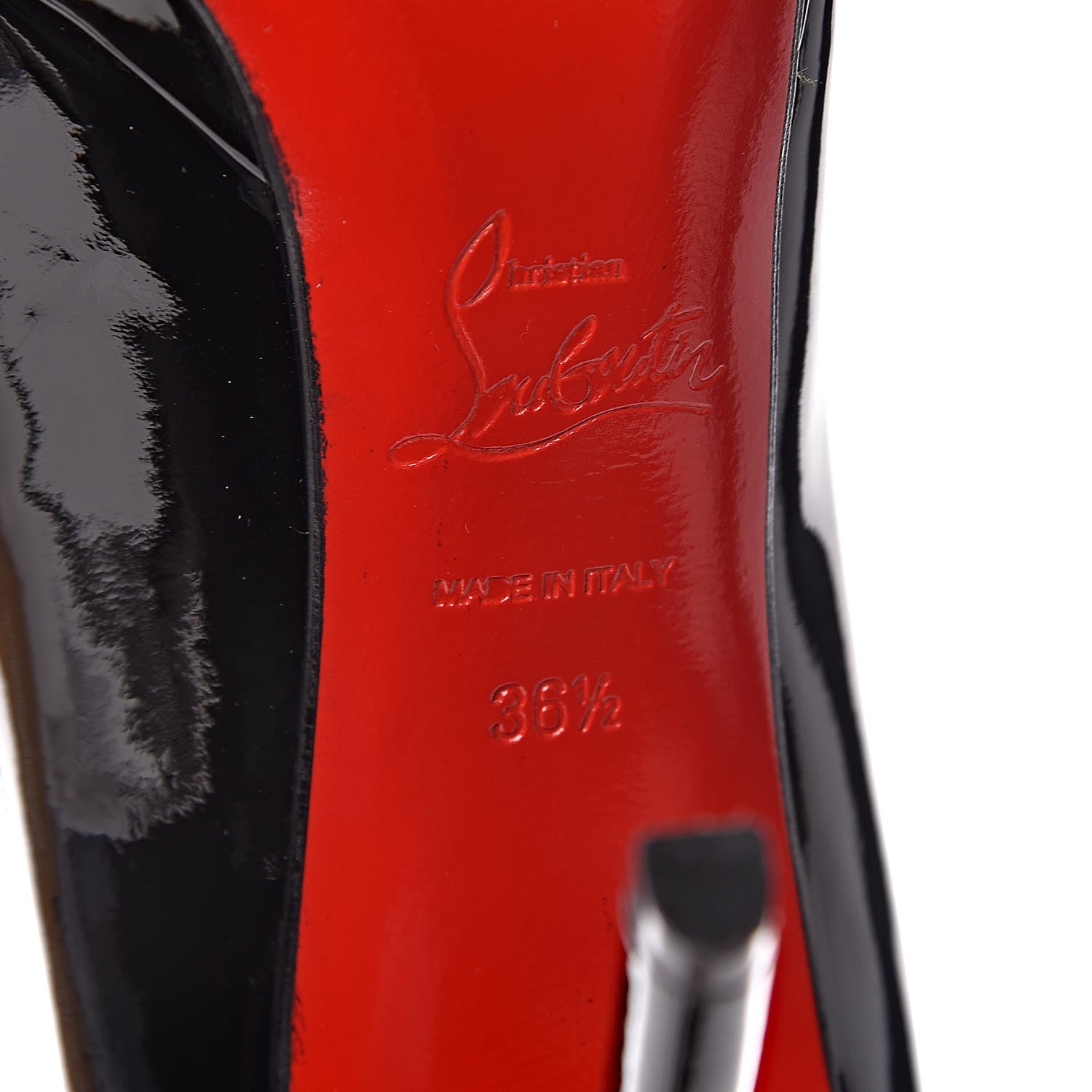 Christian Louboutin Patent Pigalle Plato 120 Pumps 36.5 Black 6 of 8