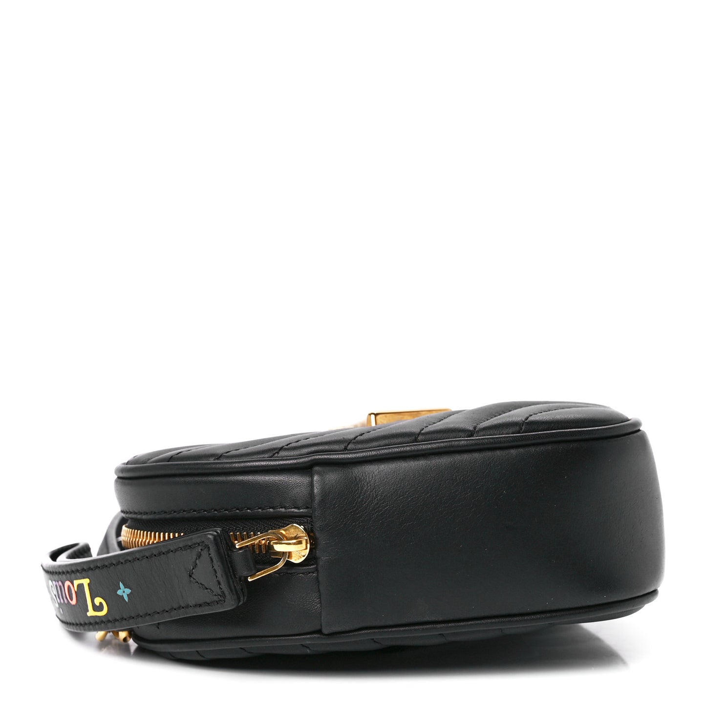 Calfskin New Wave Heart Bag Black