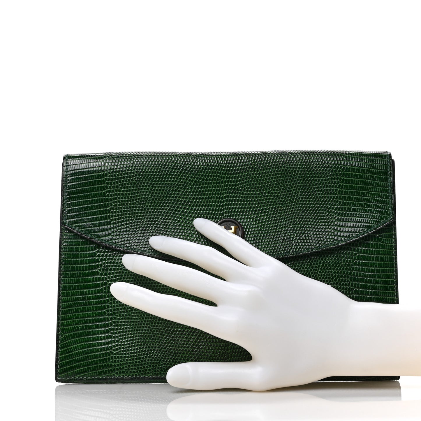 Lizard Rio Clutch Vert Moyen