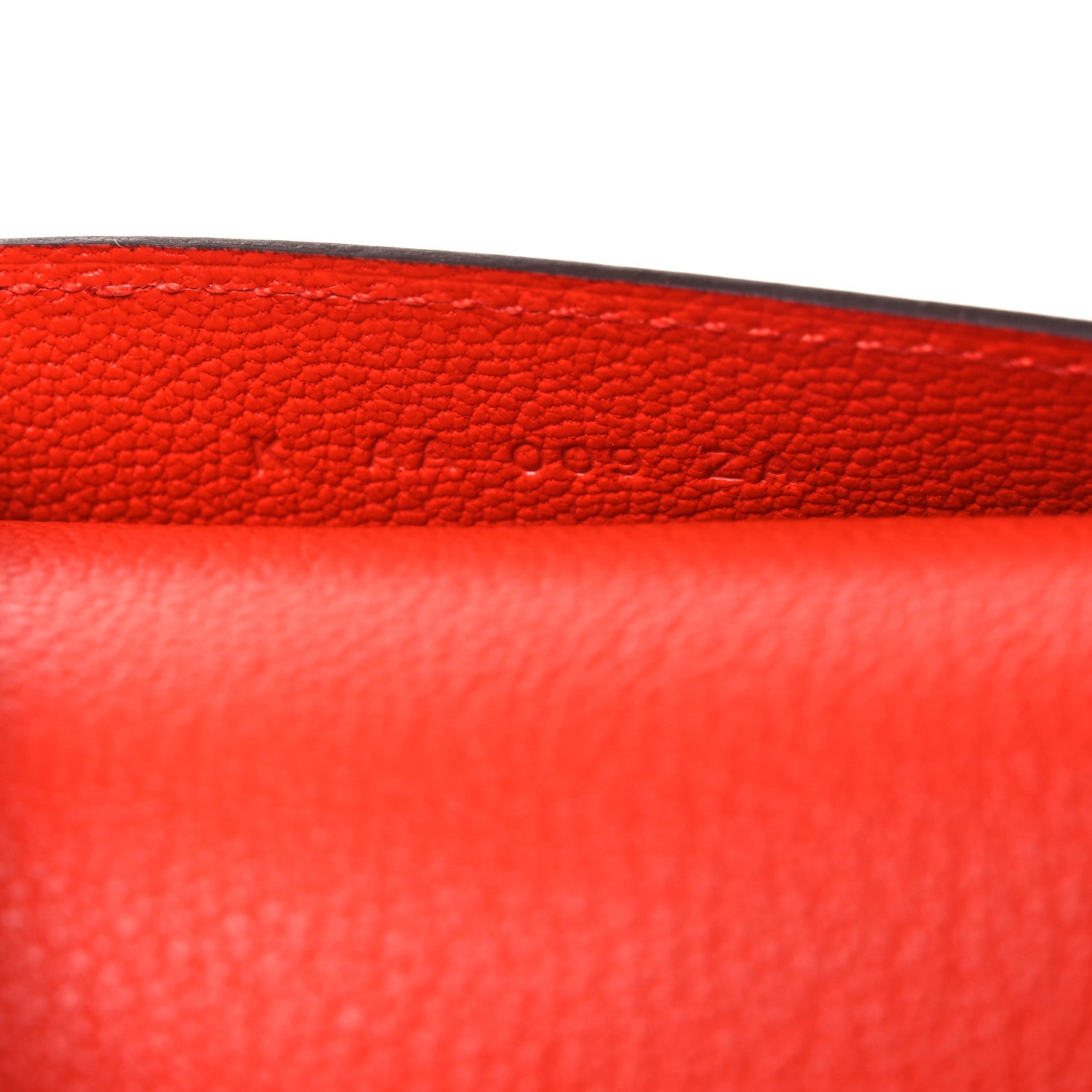 Hermes Evercolor R.M.S Passport Holder Orange 7 of 8