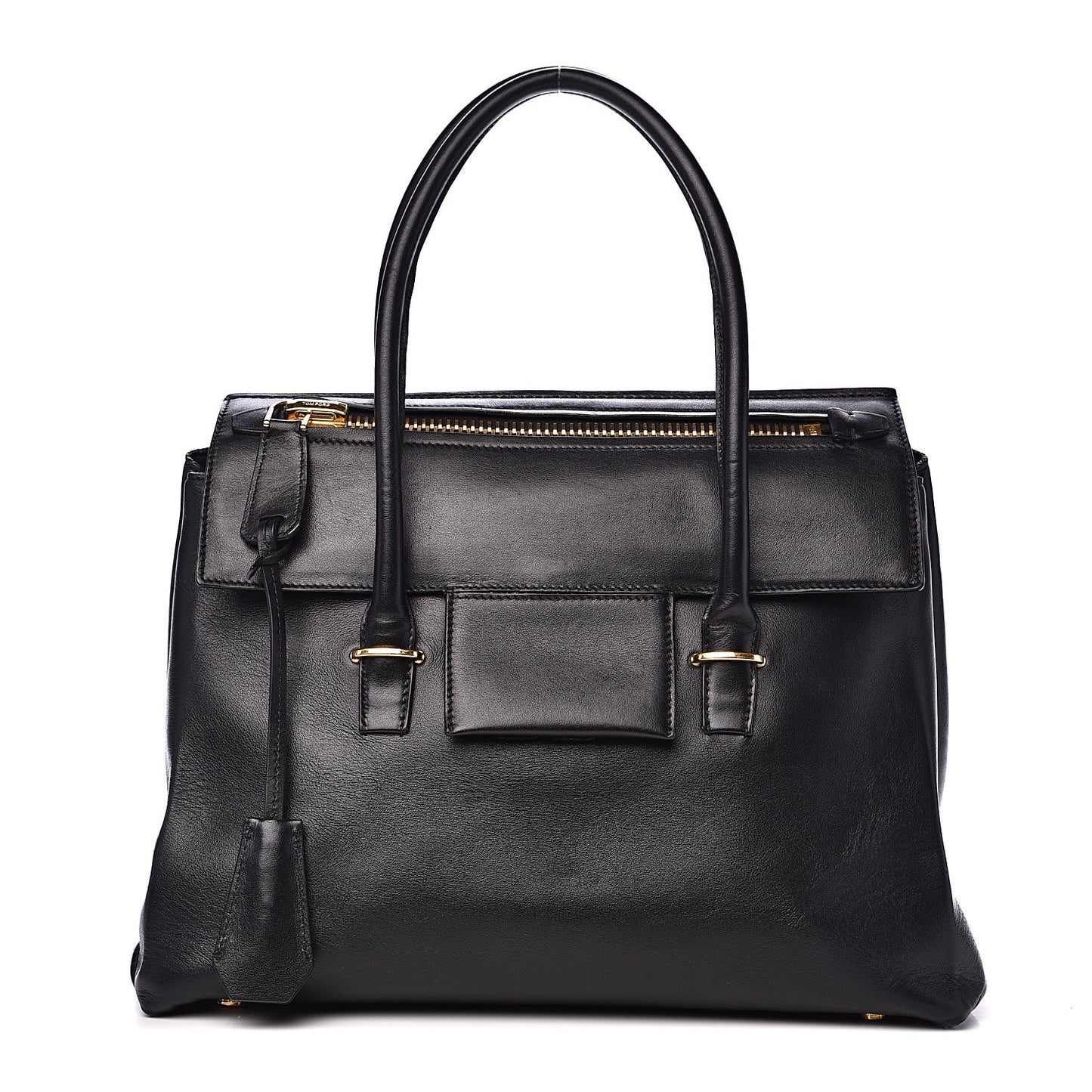 Smooth Calfskin Medium Icon Bag Black