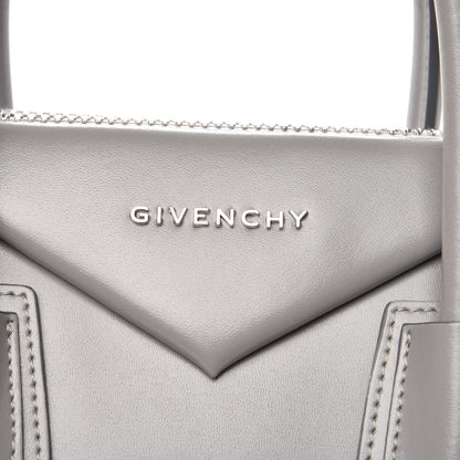 Givenchy Shiny Lord Calfskin Medium Antigona Pearl Grey 15 of 15