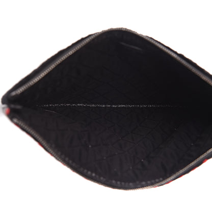 Chanel Tweed Quilted Medium Cosmetic Case Black 5 of 8